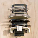 BBQ Buddies Accessoirehouder BBQ 67 x 34 CM - bevat 8 sleuven voor roosters - Large