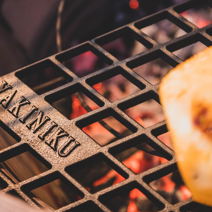 Yakiniku Halve Maan Gietijzeren Rooster Large