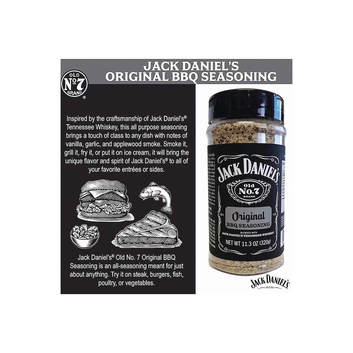Jack Daniel's Original Seasoning Rub 320 g