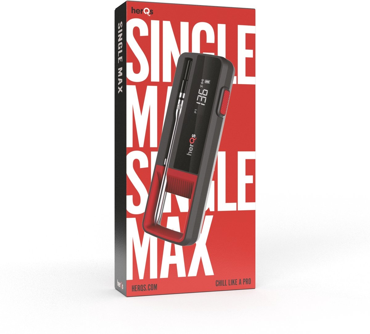 HerQs Single Max Draadloze BBQ Thermometer