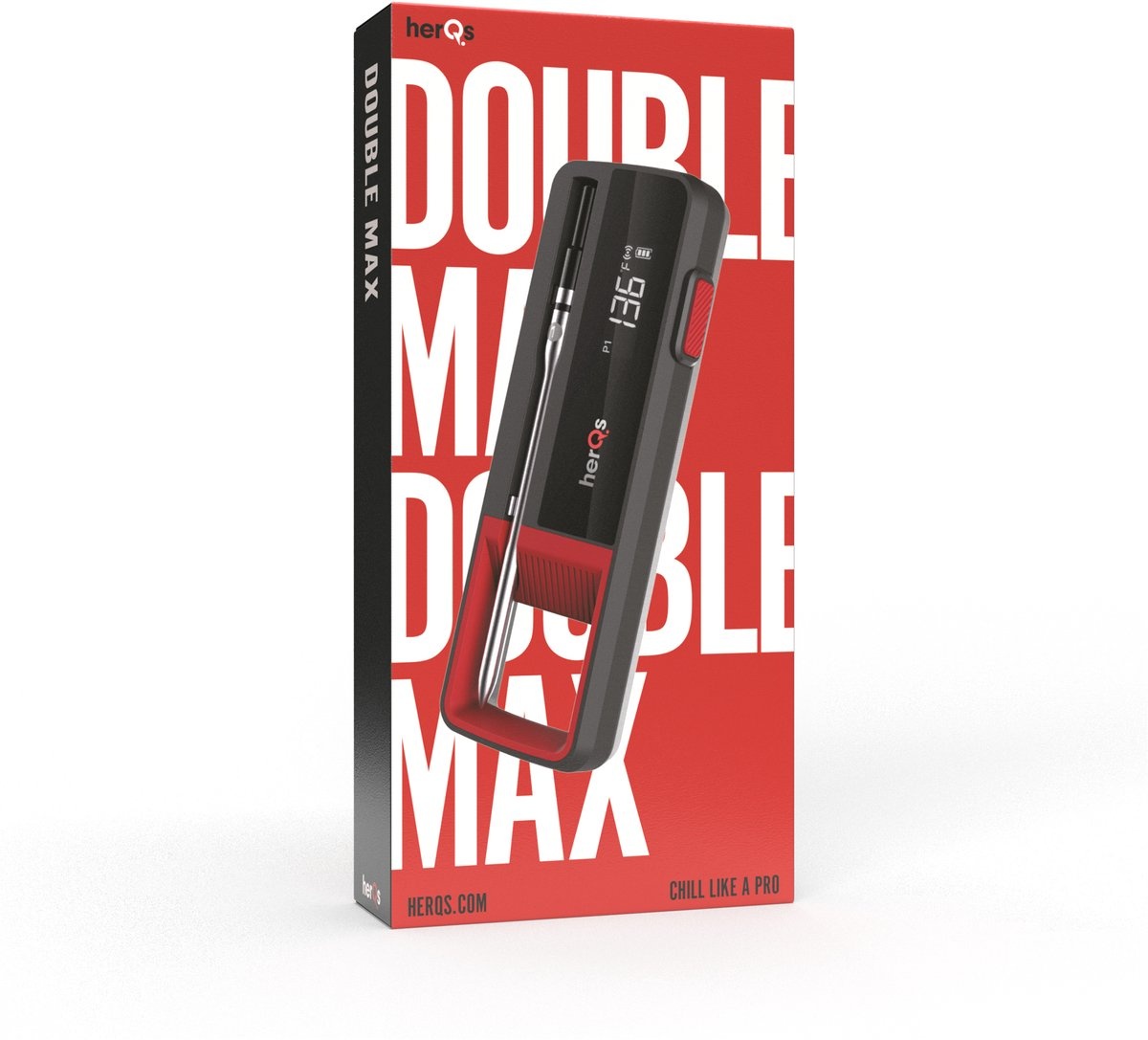 HerQs Double Max Draadloze BBQ Thermometer