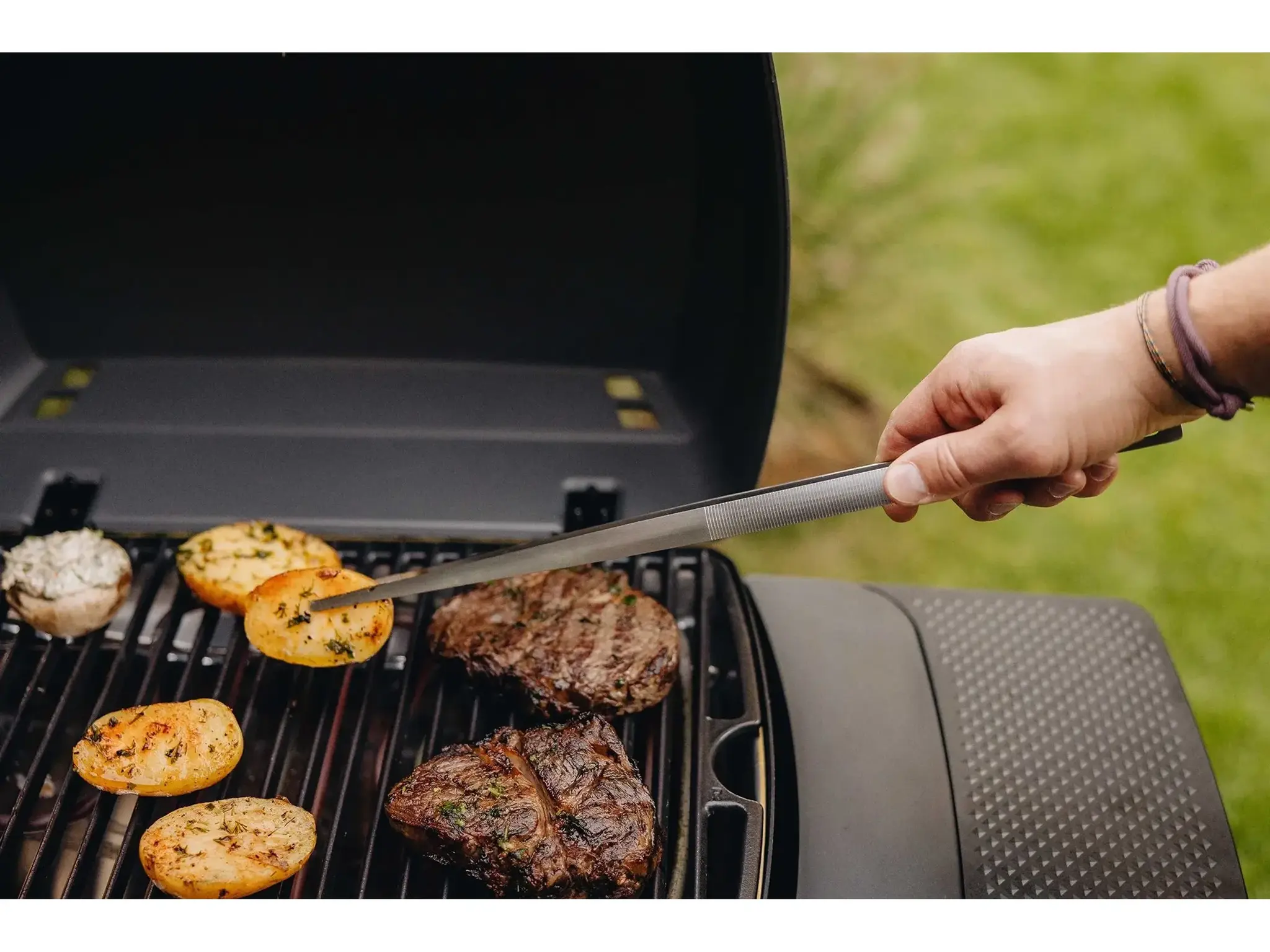 Enders RVS Grillpincet 42 cm