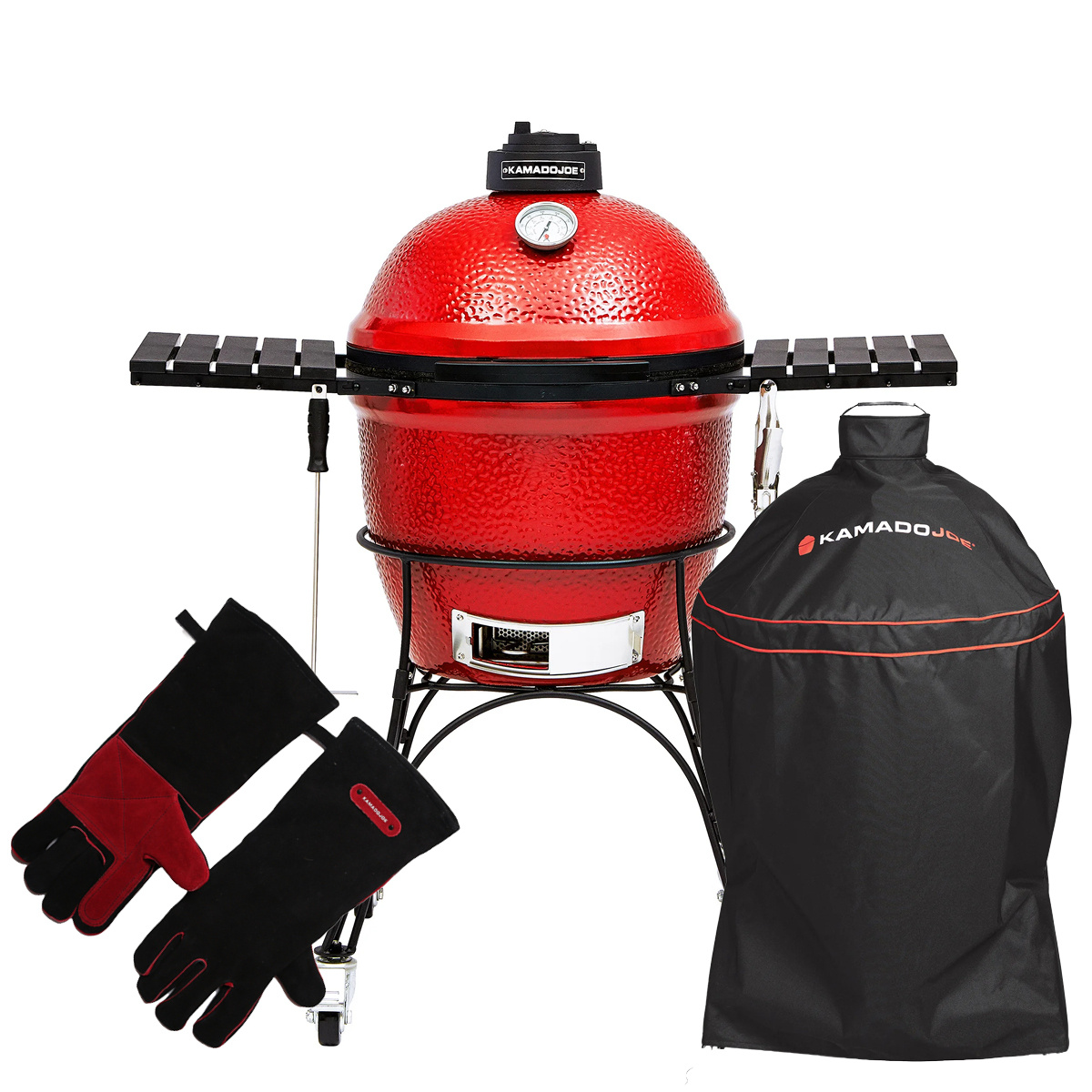 Kamado Joe Classic I met onderstel en zijtafels