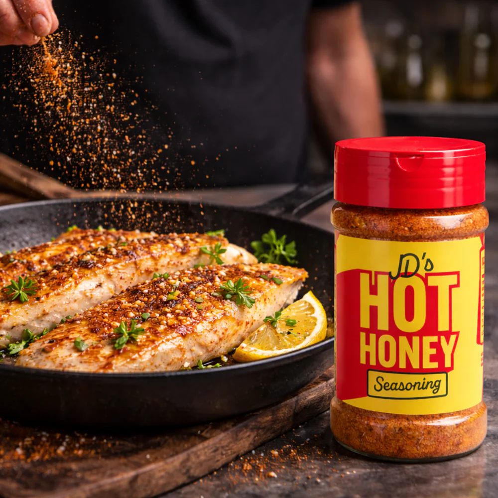 JD’s Hot Honey Seasoning 220 g