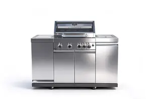 El Fuego Augusta Combi barbecue – Buitenkeuken met gas- en houtskoolfunctie