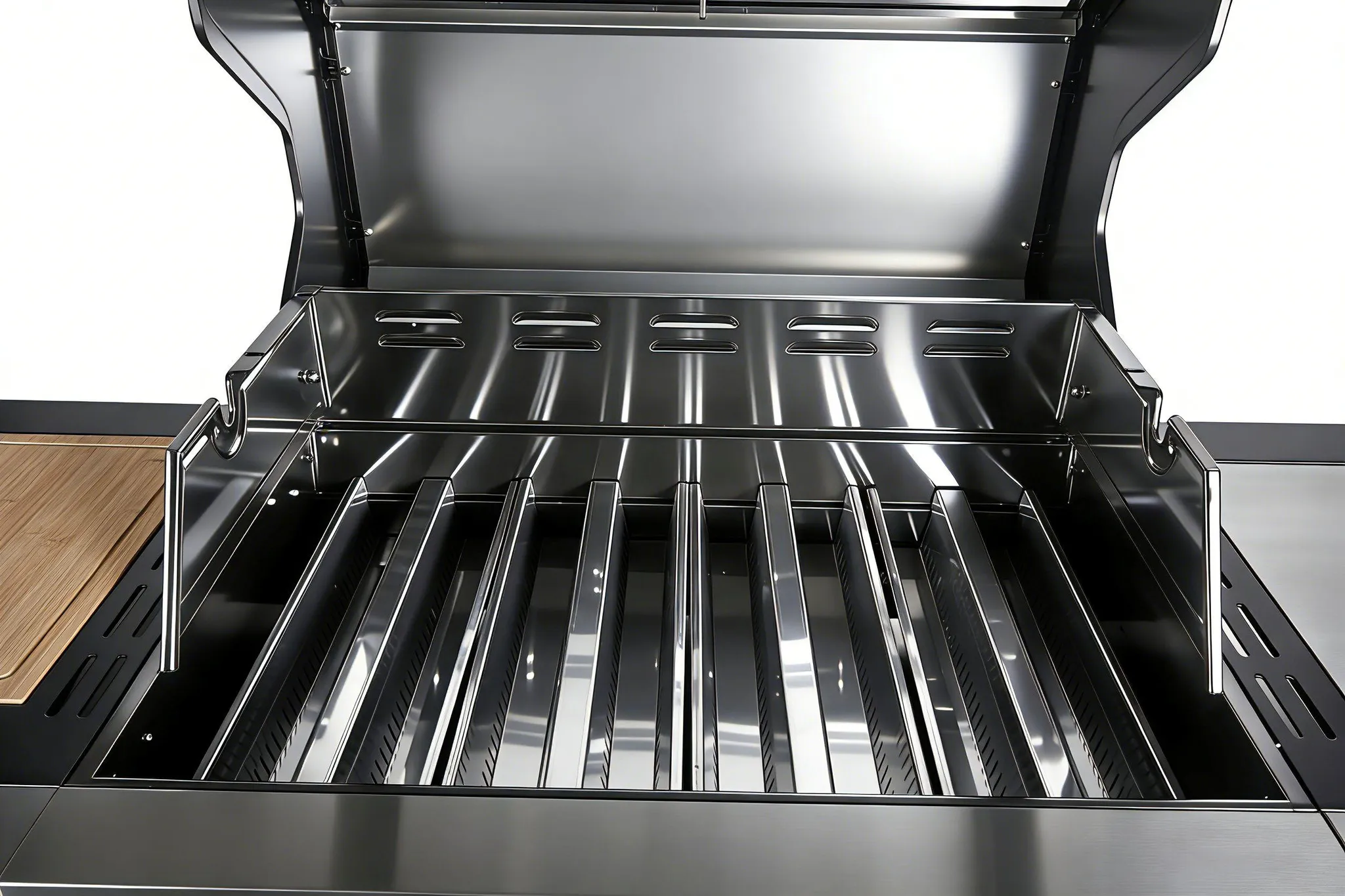 El Fuego Augusta Combi barbecue – Buitenkeuken met gas- en houtskoolfunctie
