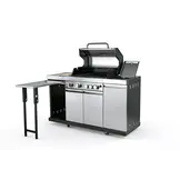 El Fuego Augusta Combi barbecue – Buitenkeuken met gas- en houtskoolfunctie
