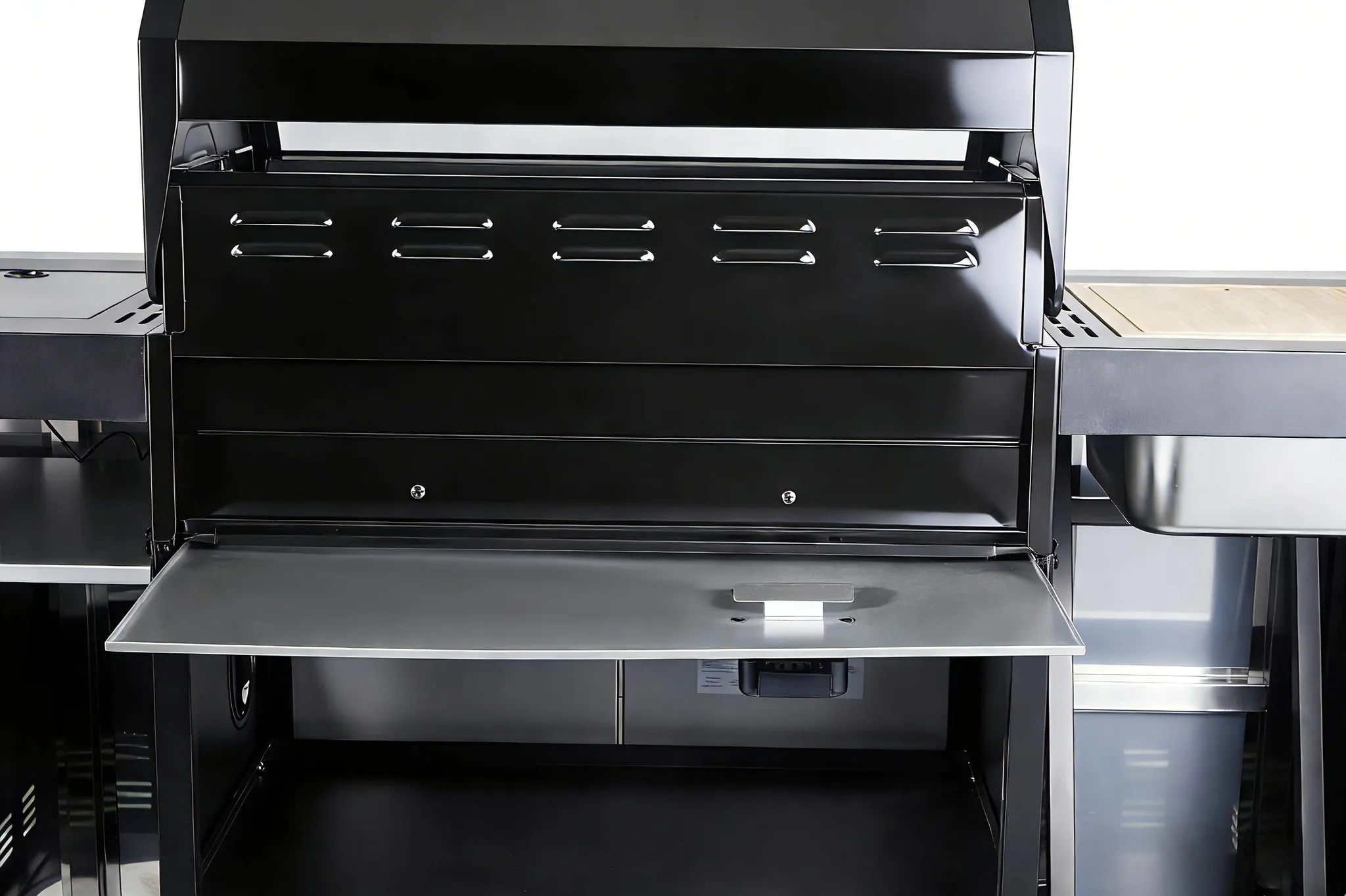 El Fuego Augusta Combi barbecue – Buitenkeuken met gas- en houtskoolfunctie