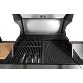 El Fuego Augusta Combi barbecue – Buitenkeuken met gas- en houtskoolfunctie