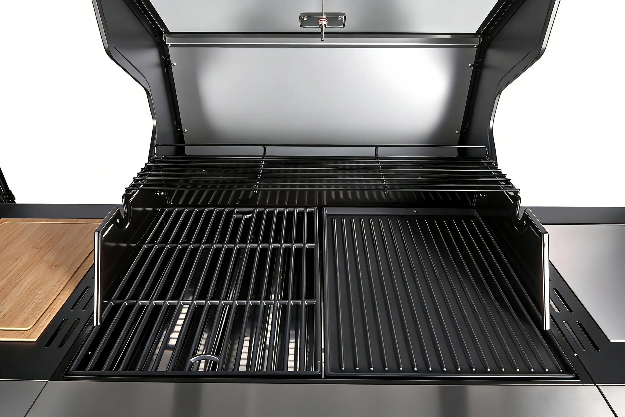 El Fuego Augusta Combi barbecue – Buitenkeuken met gas- en houtskoolfunctie