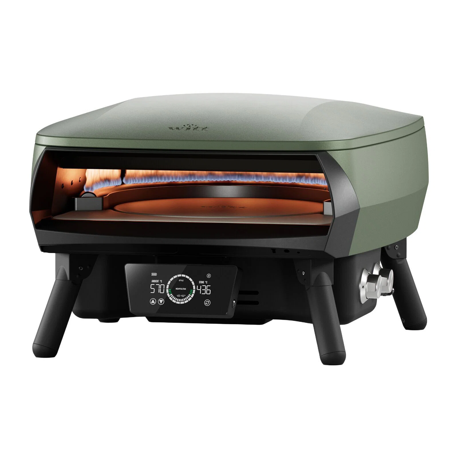 Witt Etna 13" Rotante Control Pizza Oven Mat Green