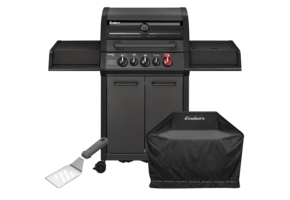 Enders Monroe PRO 3 SIK Turbo Gas Barbecue Mat Zwart