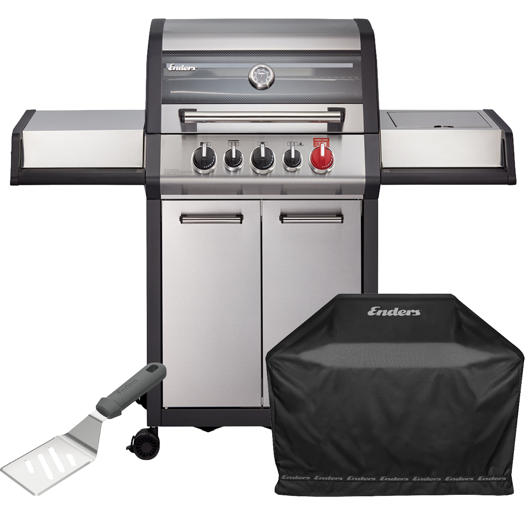 Enders Monroe Pro 3 SIK Turbo Gas barbecue RVS