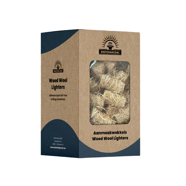 BestCharcoal Aanmaakwokkels 1kg - 100% FSC