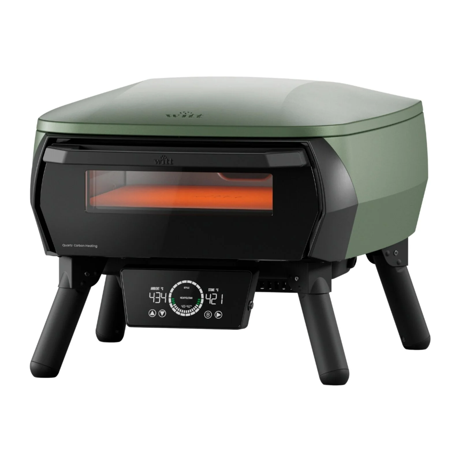 Witt eGNITE Control 13" Elektrische Pizza Oven Mat Green