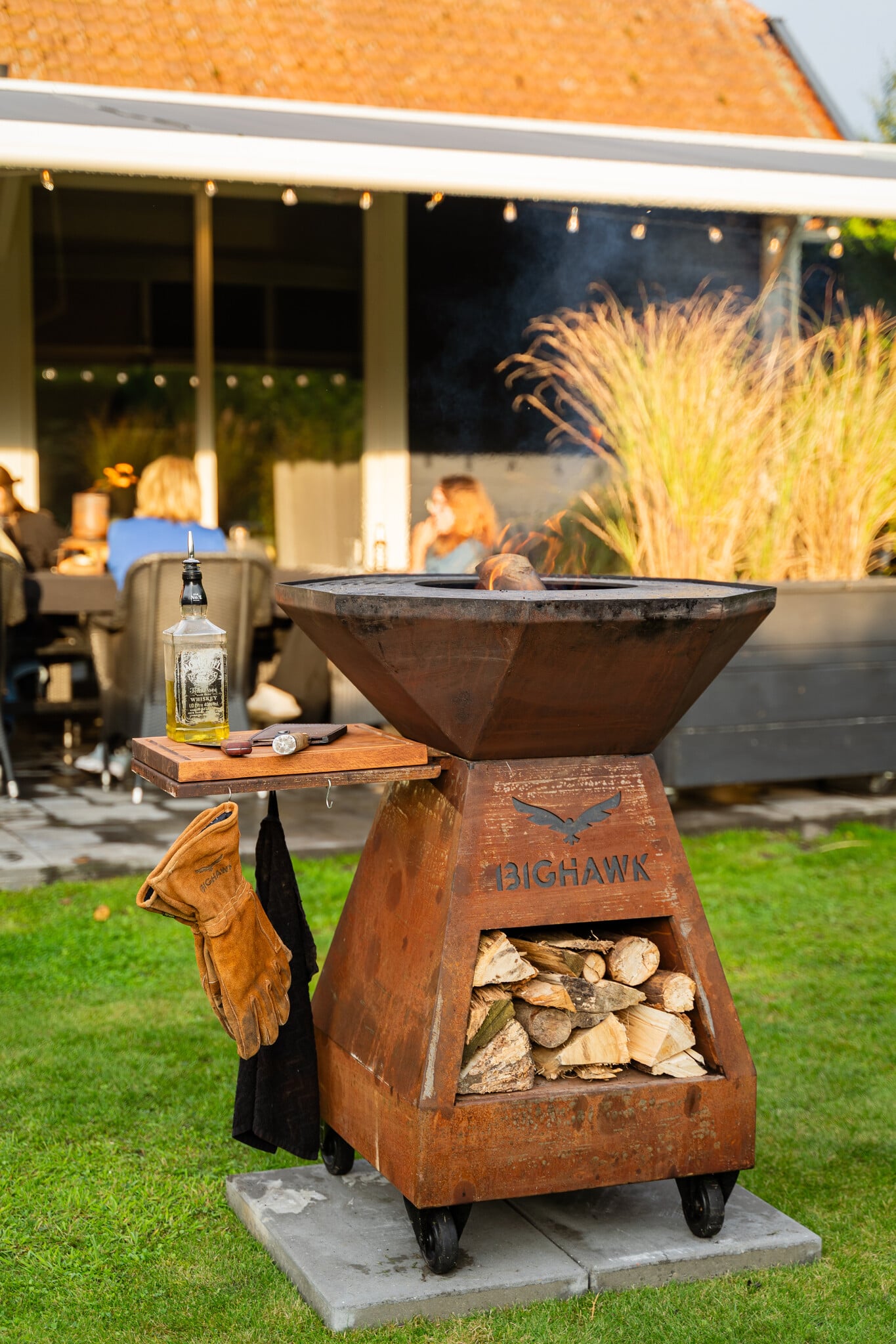 Bighawk Original Houtgestookte Openvuurbarbecue