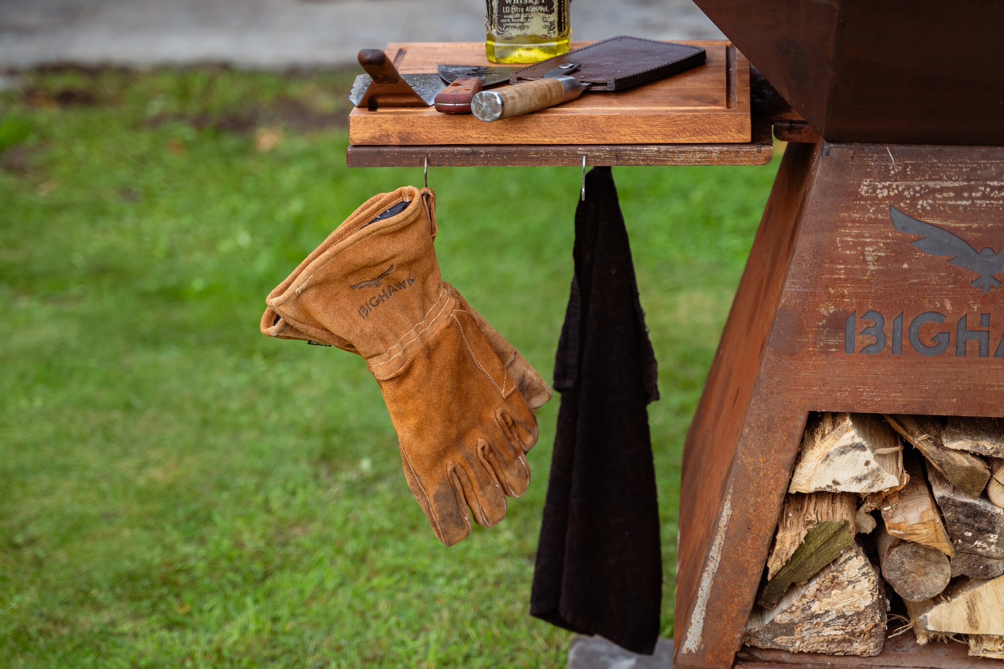Bighawk Original Houtgestookte Openvuurbarbecue