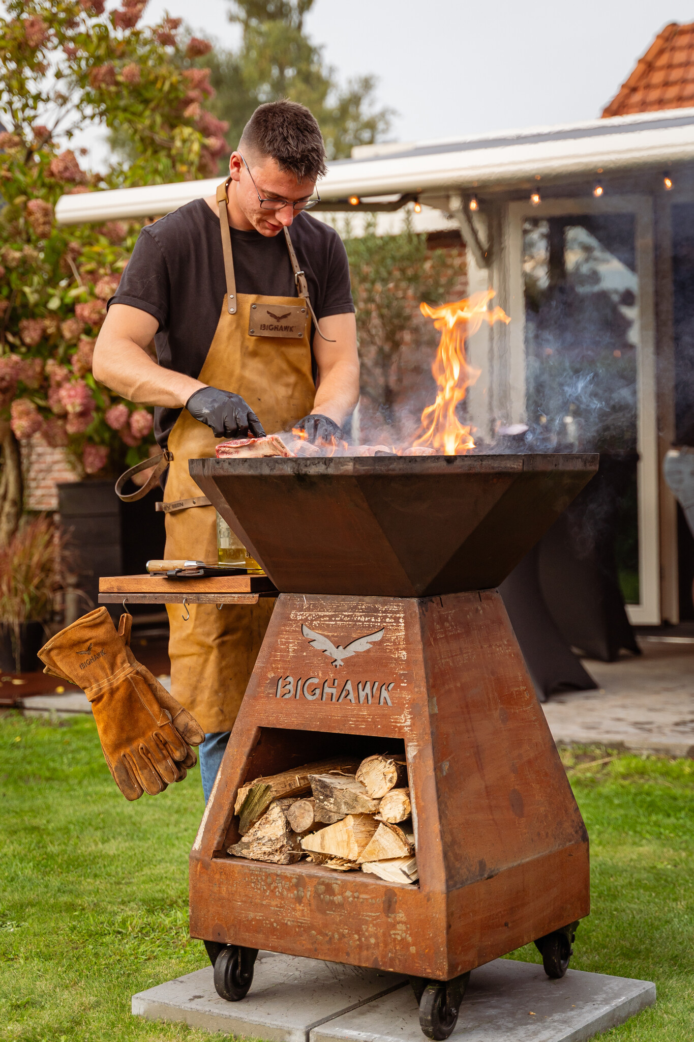 Bighawk Original Houtgestookte Openvuurbarbecue