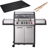Enders Monroe Pro 4 SIK Turbo Gas barbecue RVS