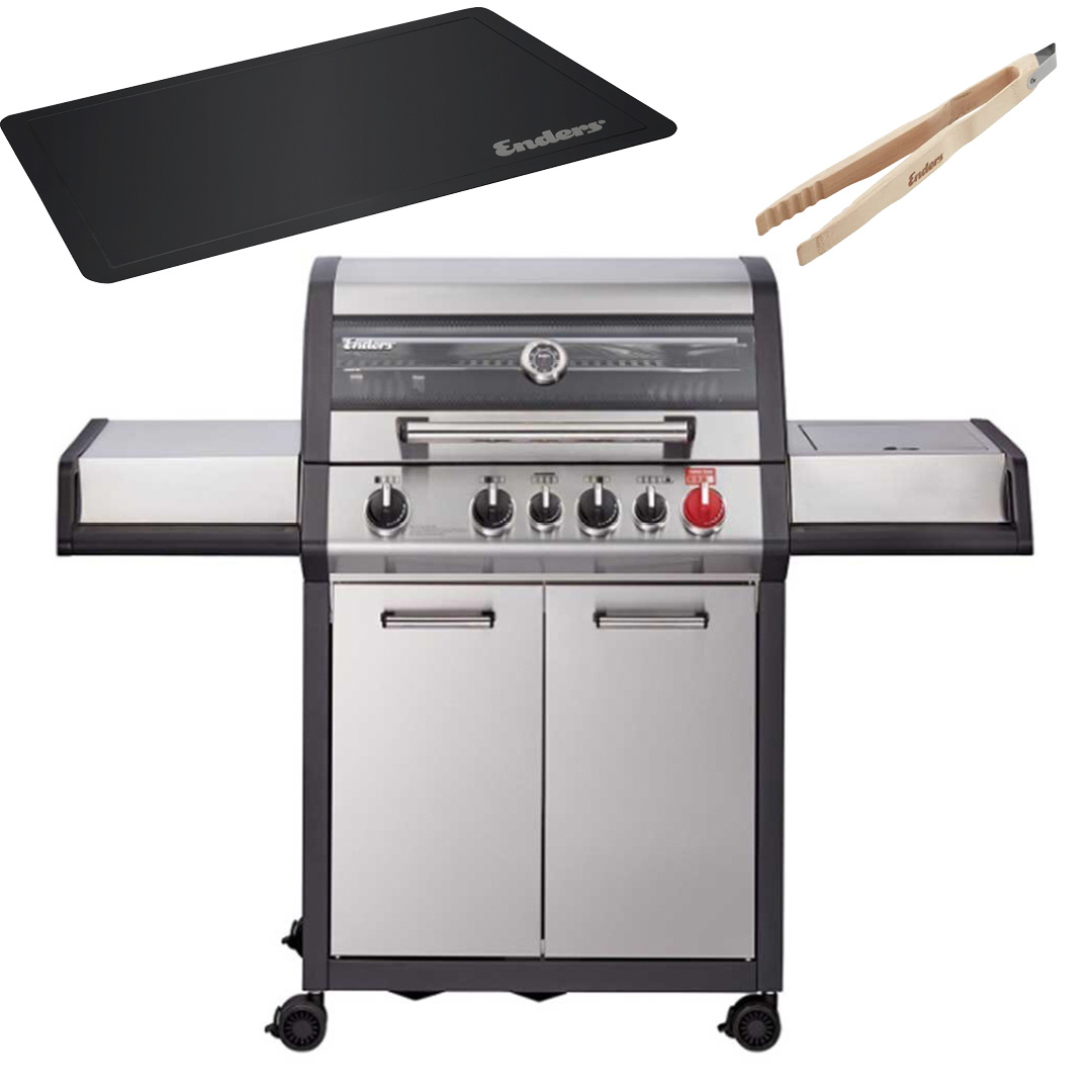 Enders Monroe Pro 4 SIK Turbo Gas barbecue RVS