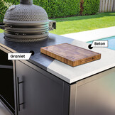 BestCharcoal Luxuos Buitenmeubel Kamado - Zwart Poedercoat