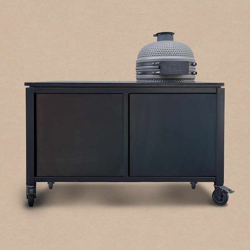 BestCharcoal Luxuos Buitenmeubel Kamado - Zwart Poedercoat