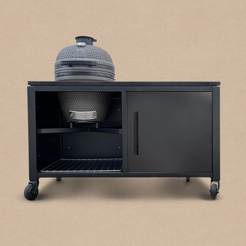 BestCharcoal Luxuos Buitenmeubel Kamado - Zwart Poedercoat