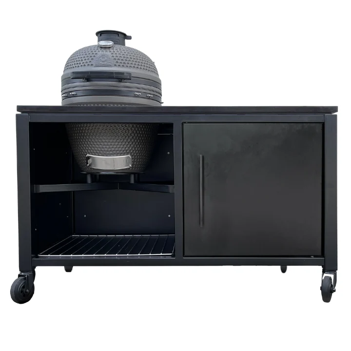 BestCharcoal Luxuos Buitenmeubel Kamado - Zwart Poedercoat
