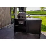 BestCharcoal Luxuos Buitenmeubel Kamado - Zwart Poedercoat