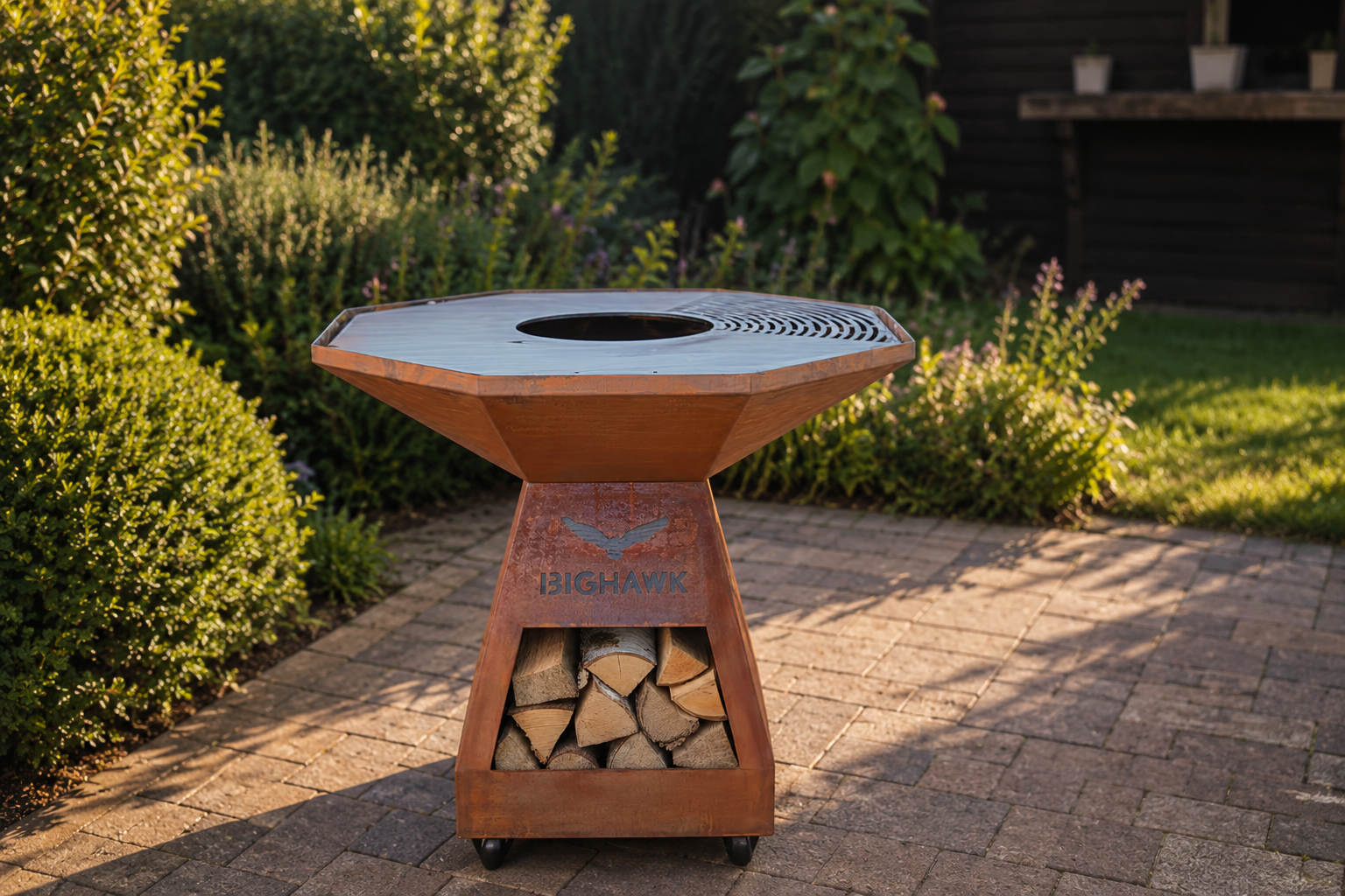 Bighawk Pro - 100 cm - Houtgestookte Openvuurbarbecue