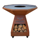 Bighawk Pro - 100 cm - Houtgestookte Openvuurbarbecue