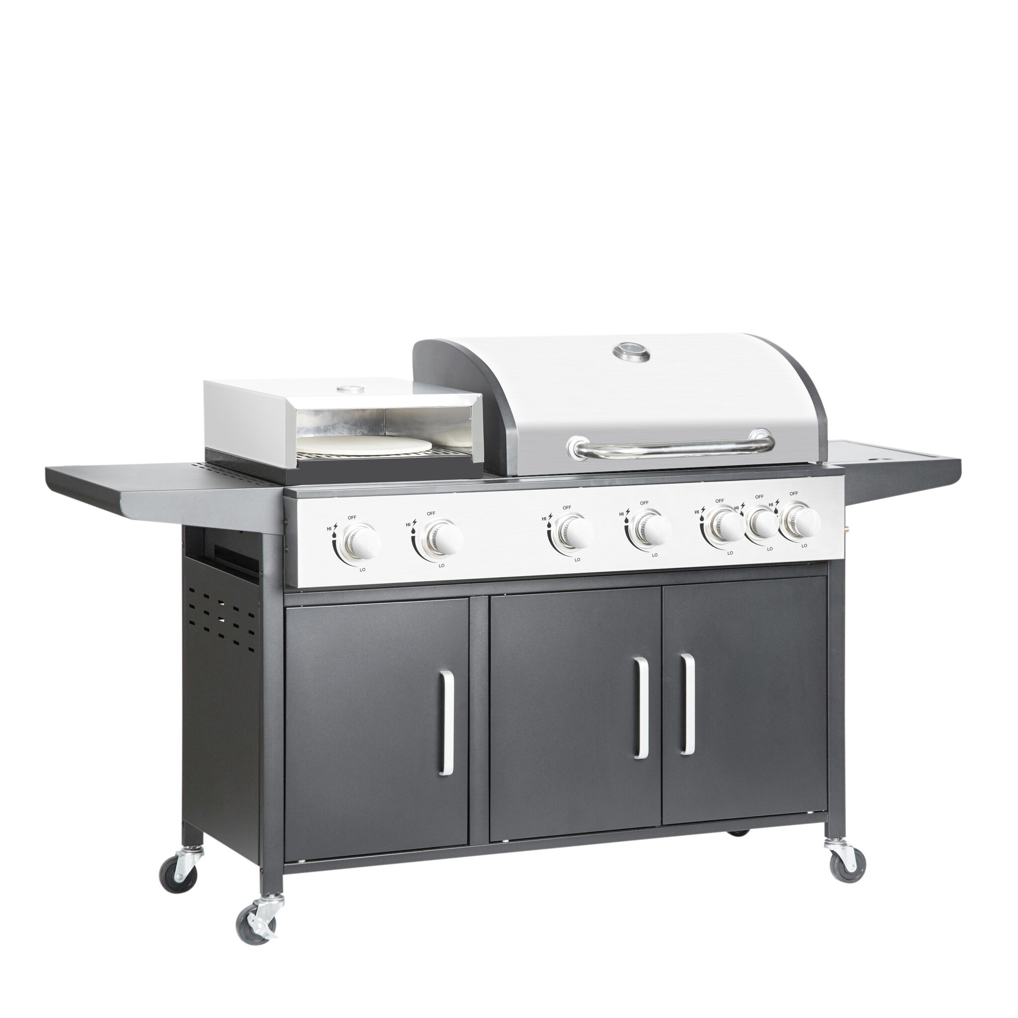 SUMM BBQ Salvatore Combi barbecue - met pizzaoven