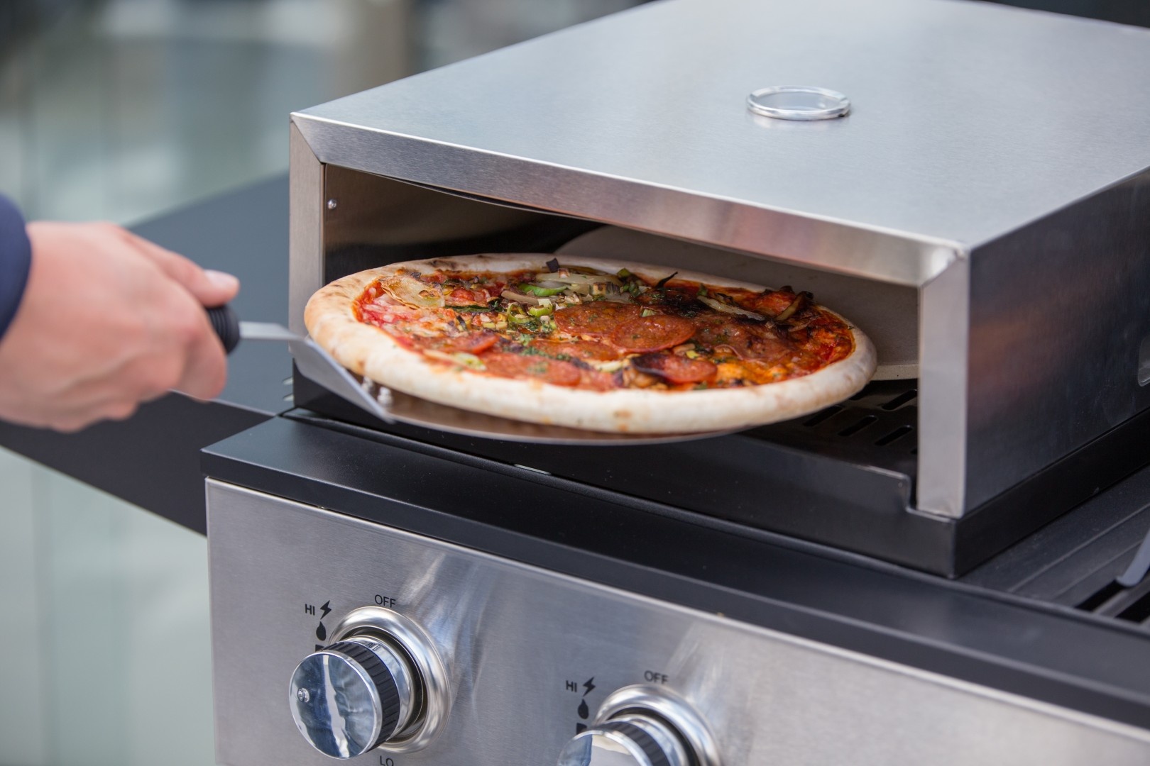 SUMM BBQ Salvatore Combi barbecue - met pizzaoven