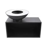 RedFire ONYX Classic Table 80 cm Steel Plancha - Black