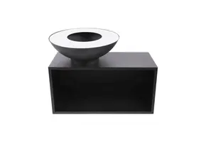 RedFire ONYX Classic Table 80 cm Steel Plancha - Black