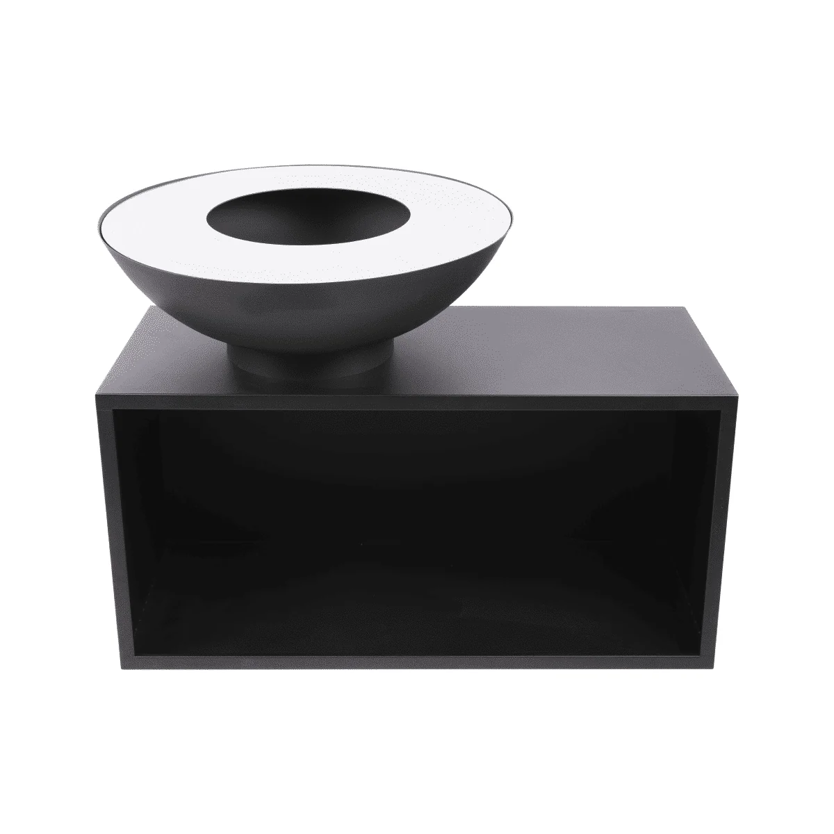 RedFire ONYX Classic Table 80 cm Steel Plancha - Black