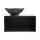 RedFire ONYX Classic Table 80 cm Steel Plancha - Black