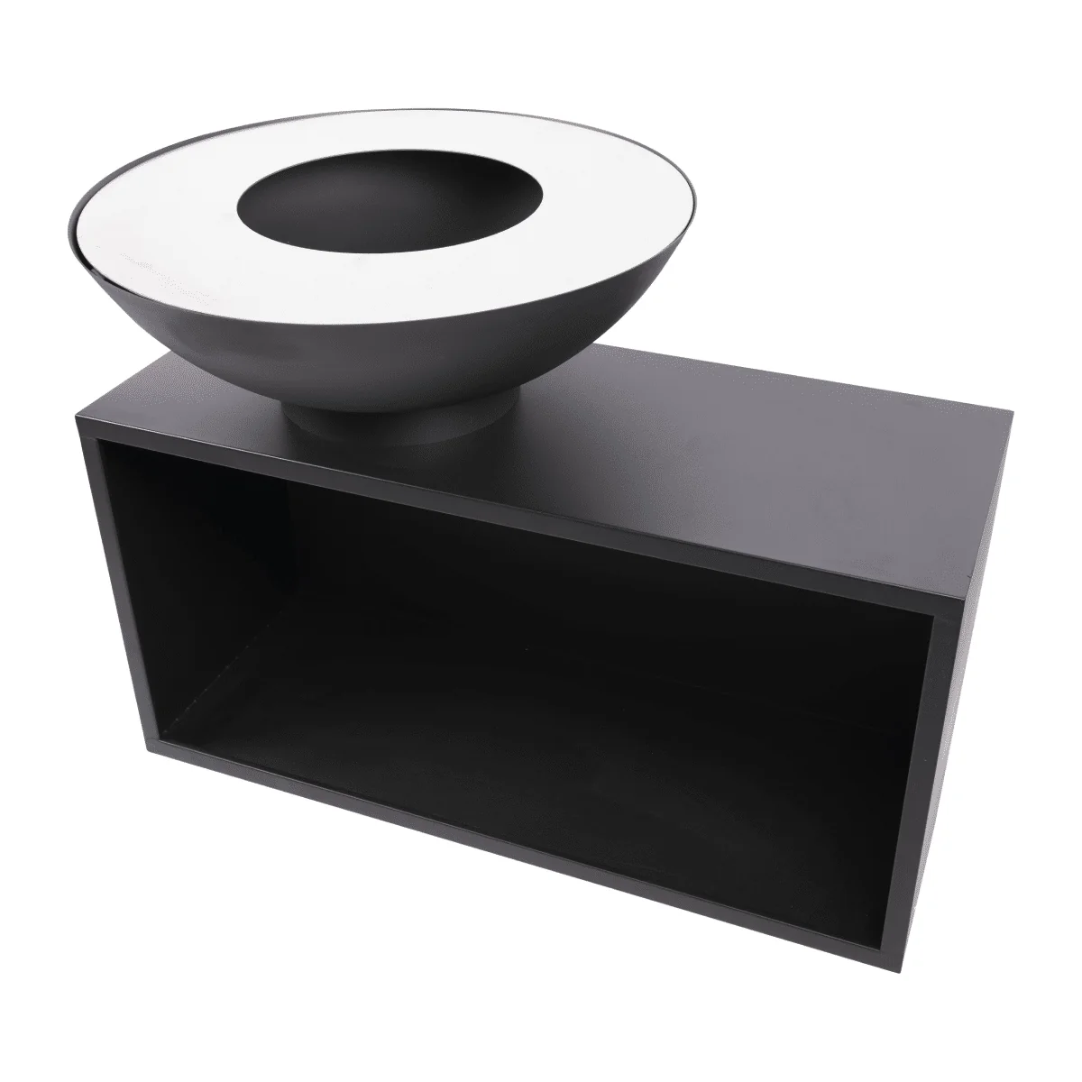 RedFire ONYX Classic Table 80 cm Steel Plancha - Black