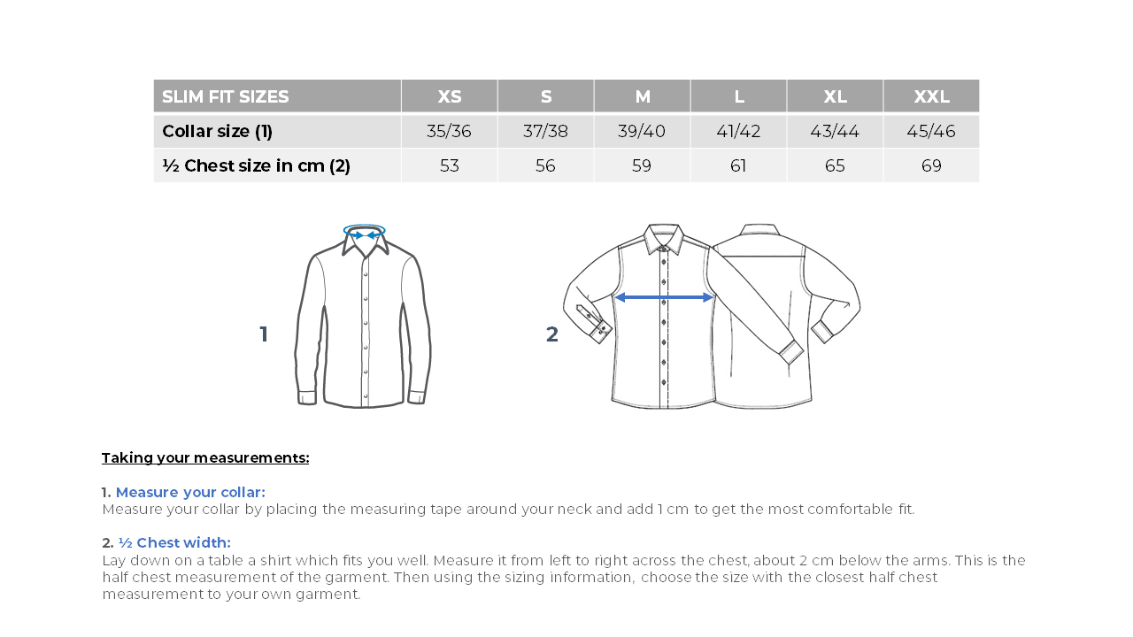 Pilot Crew Store Pilot Shirt Slim Fit Extra Long Sleeve Pilot Crew Store