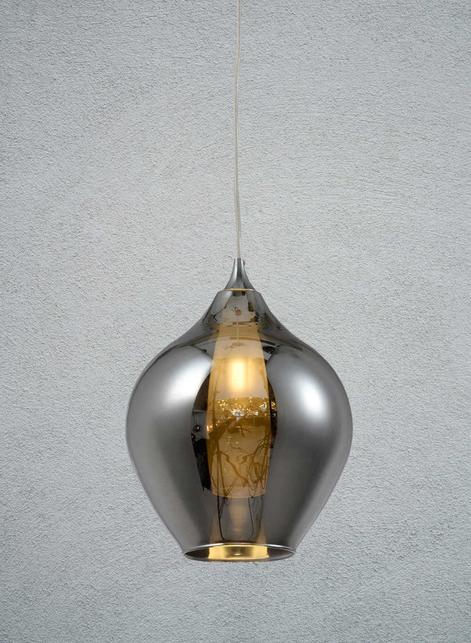 Hanglamp Mila L chroom Ø 18 cm