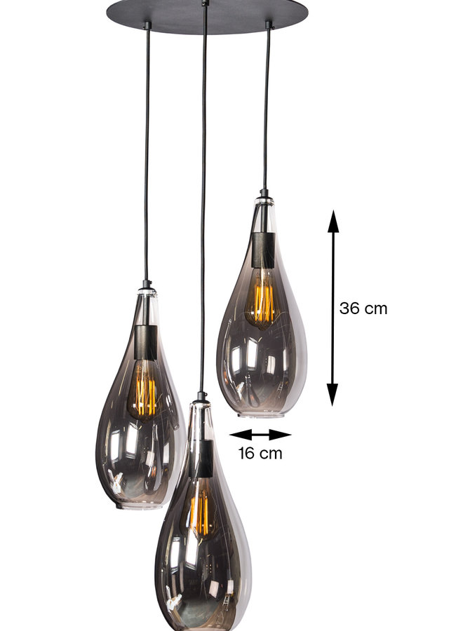 Hanglamp Sana 3-lichts