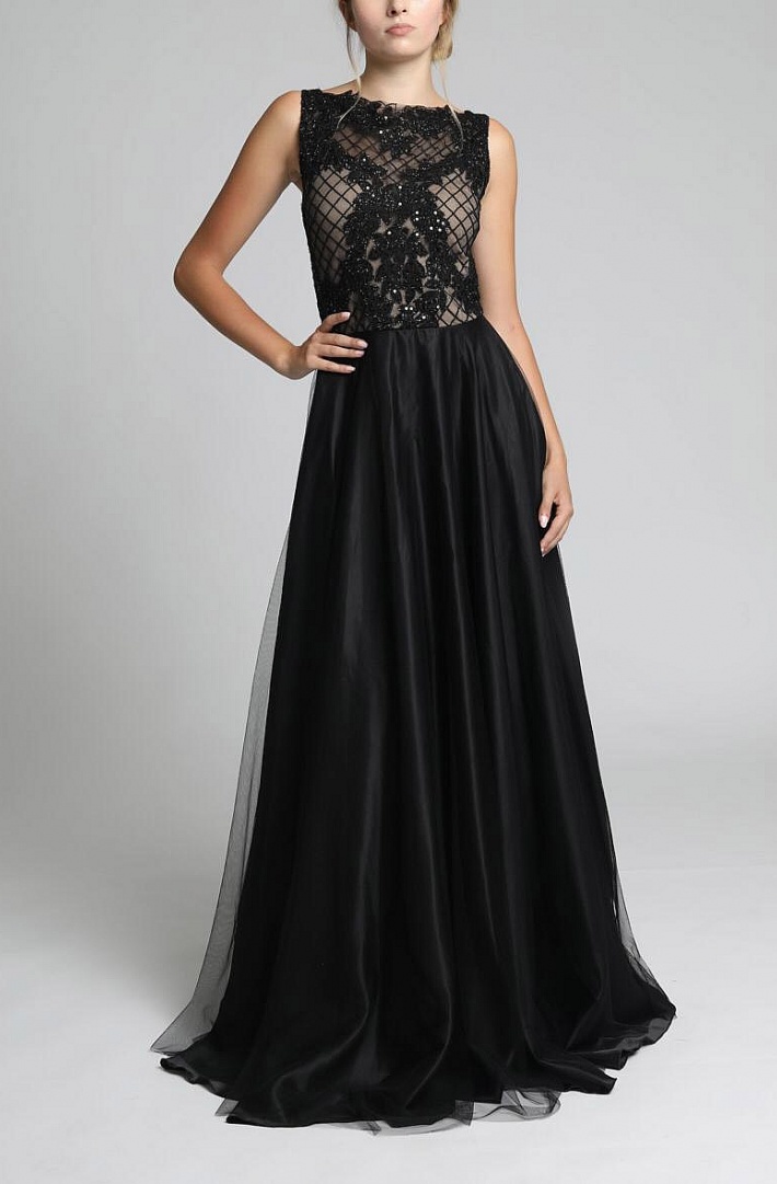 SOKY SOKA  DRESS BLACK 62003-1