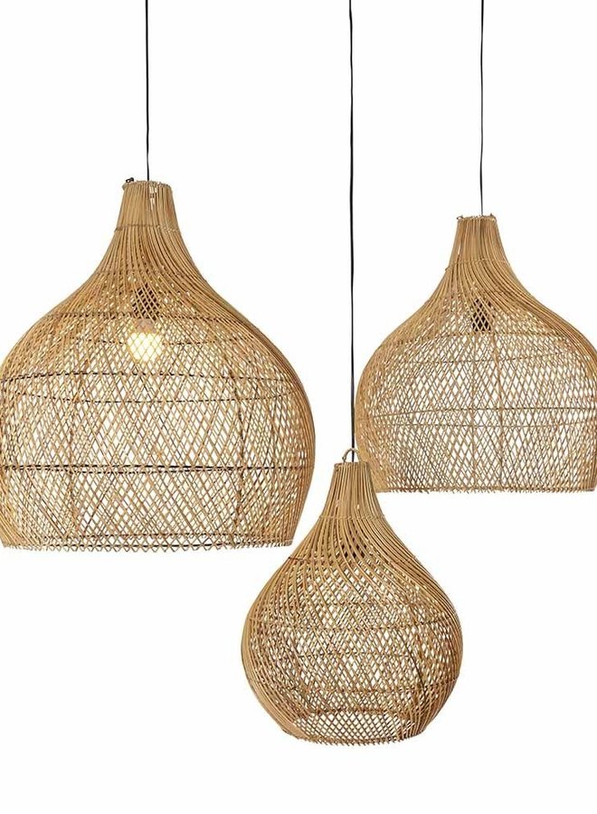 Hanglamp Bawang Rattan