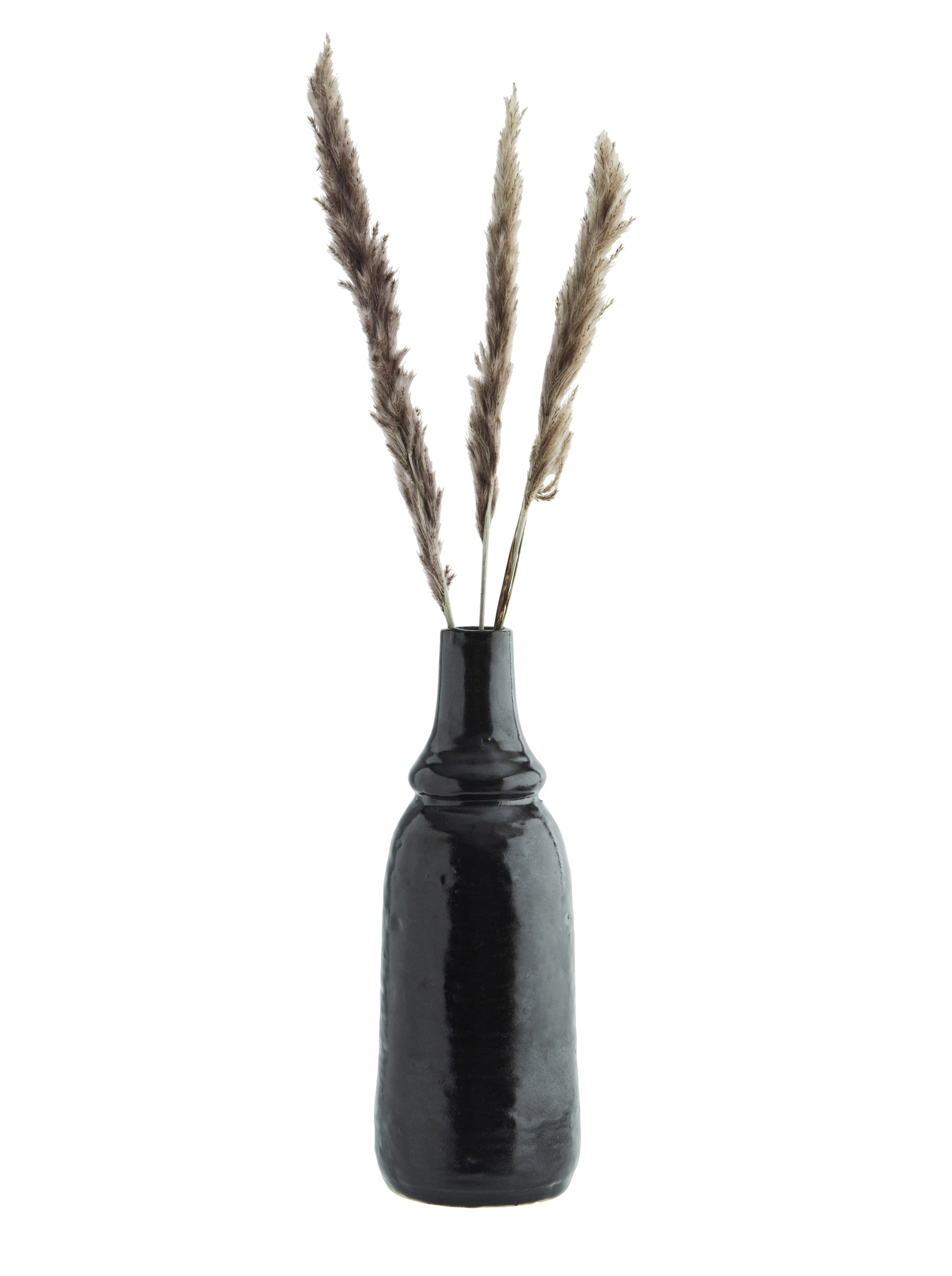 aankleden Scheiden Uitschakelen Vaas Keramiek Zwart 29 cm - LAB02