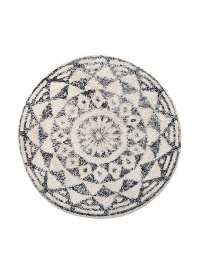 Badmat Rond Boho 80 cm