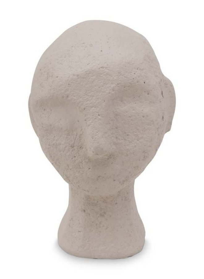 Ecomix Sculpture Head Small Sand 14x13 cm