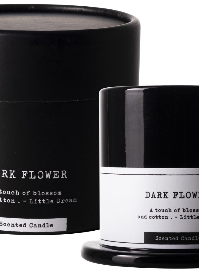 Geurkaars Zwart Dark Flower