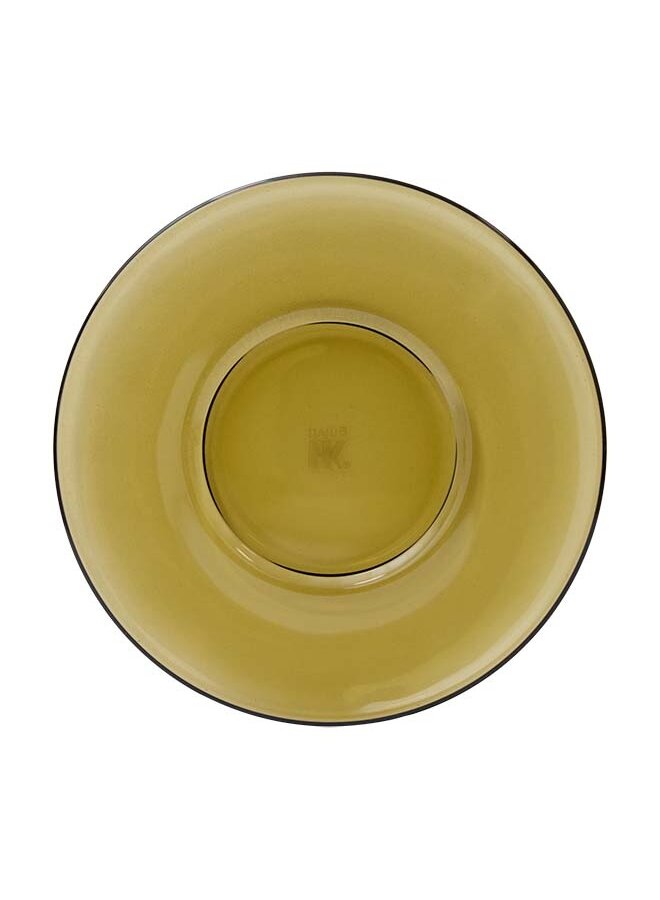 70's Ceramics Glassware Saucer | Schoteltje Mos groen