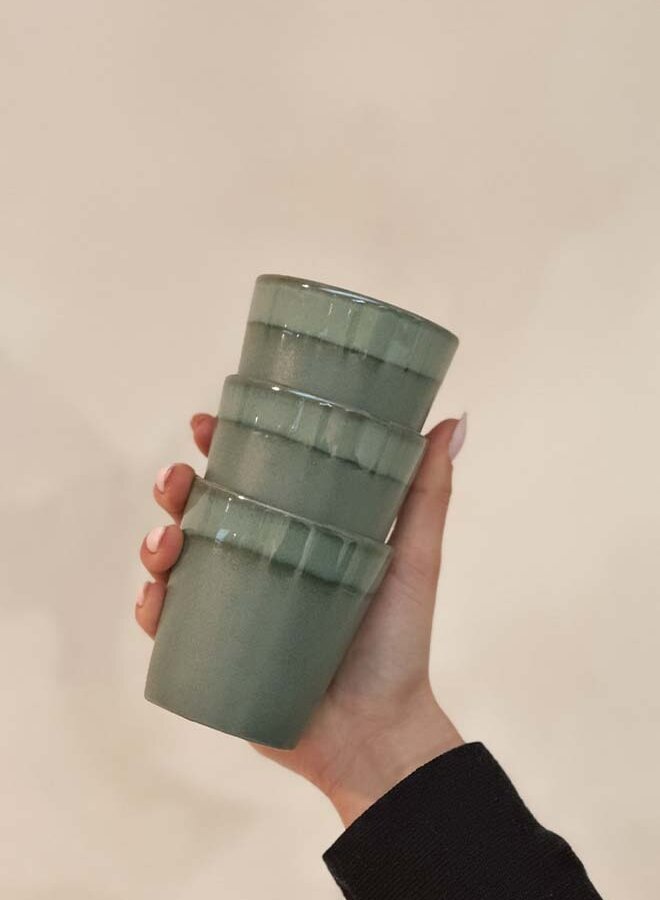 HK Living 70's Ceramics Koffiemok Moss