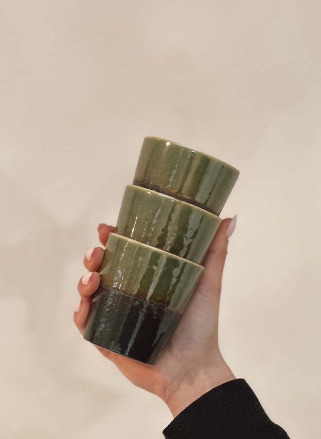70's Ceramics Coffee Mug Algae